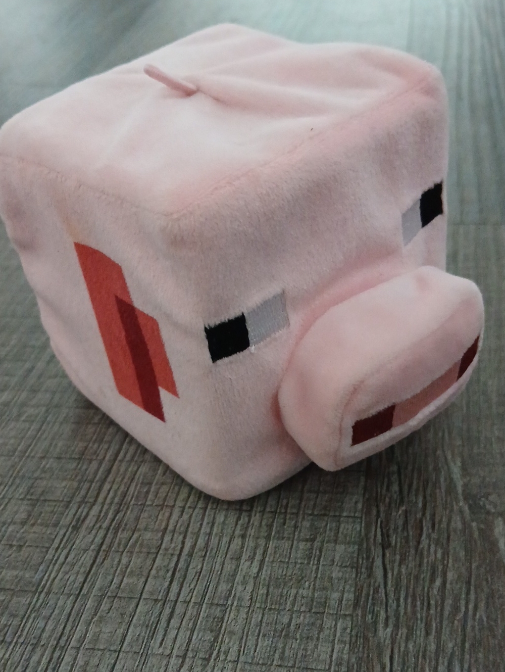 Plush Pink Pig Cube Plushie - Kids Accessory